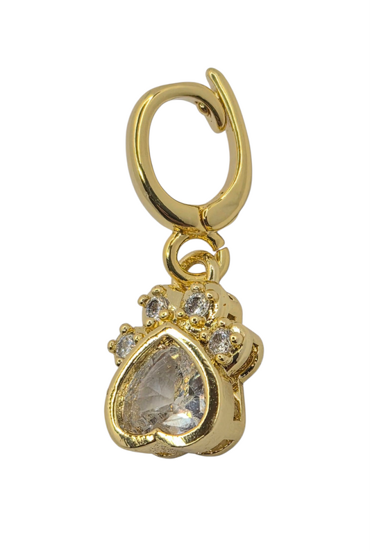 Paw of Love - Pendant Charm in 18k Gold Plating