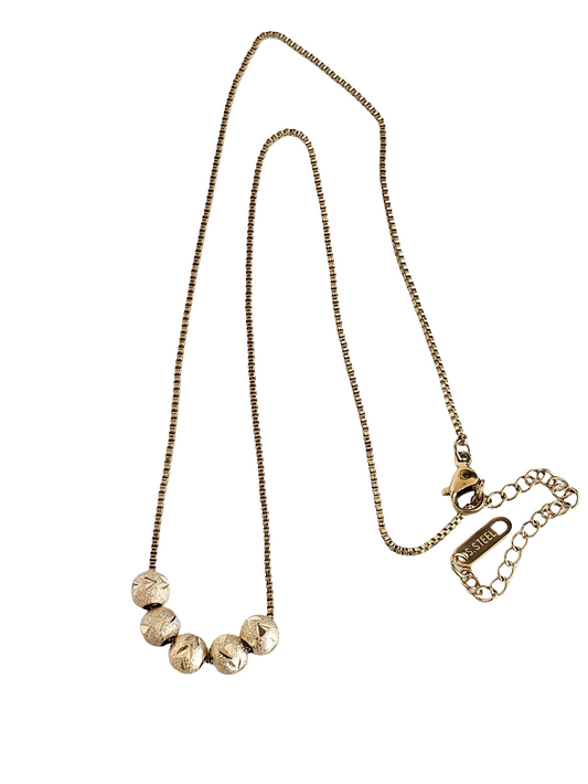 Charming Hearts - Necklace in 18k Gold Plating