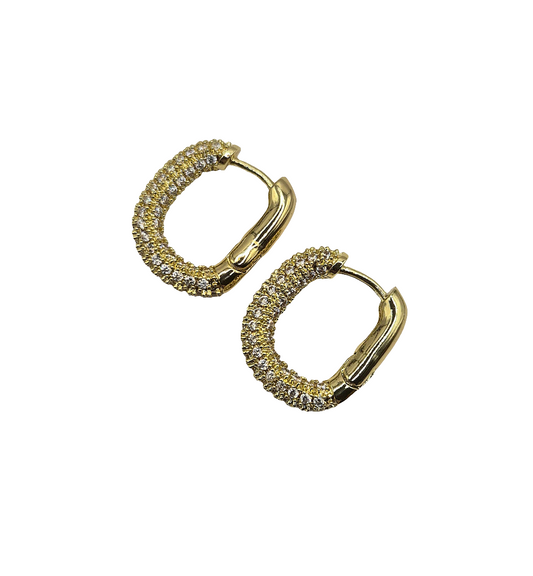 Starlight Huggies - Earrings in Gold Plating