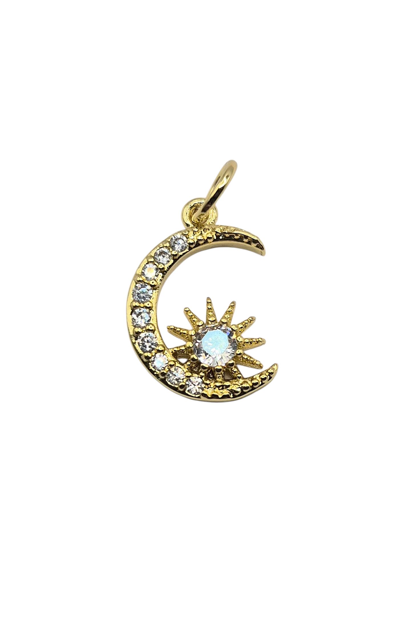 Moon & Star - Gold Charm