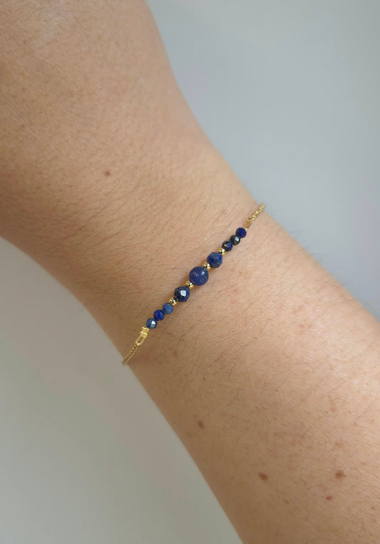 Midnight Ocean - 18k Gold Plated Bracelet