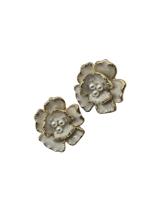 Gardenia - Earrings in Gold Plating