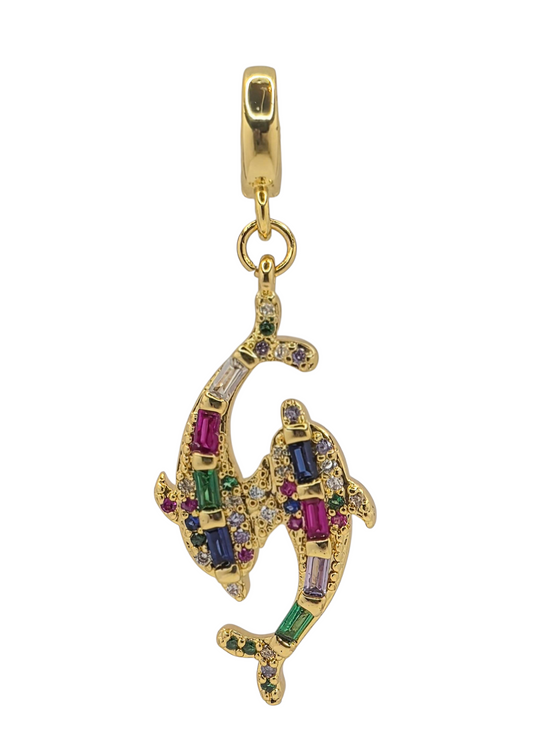 Sea of Life - Pendant Charm in 18k Gold Plating