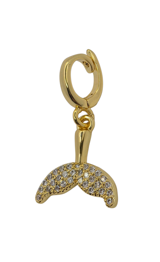 Mermaids Whisper - Pendant Charm in 18k Gold Plating