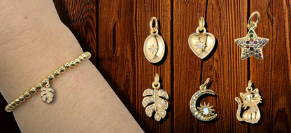 Silver Glow - Custom Beaded Bracelet – Silver Plated | Free Charm Included