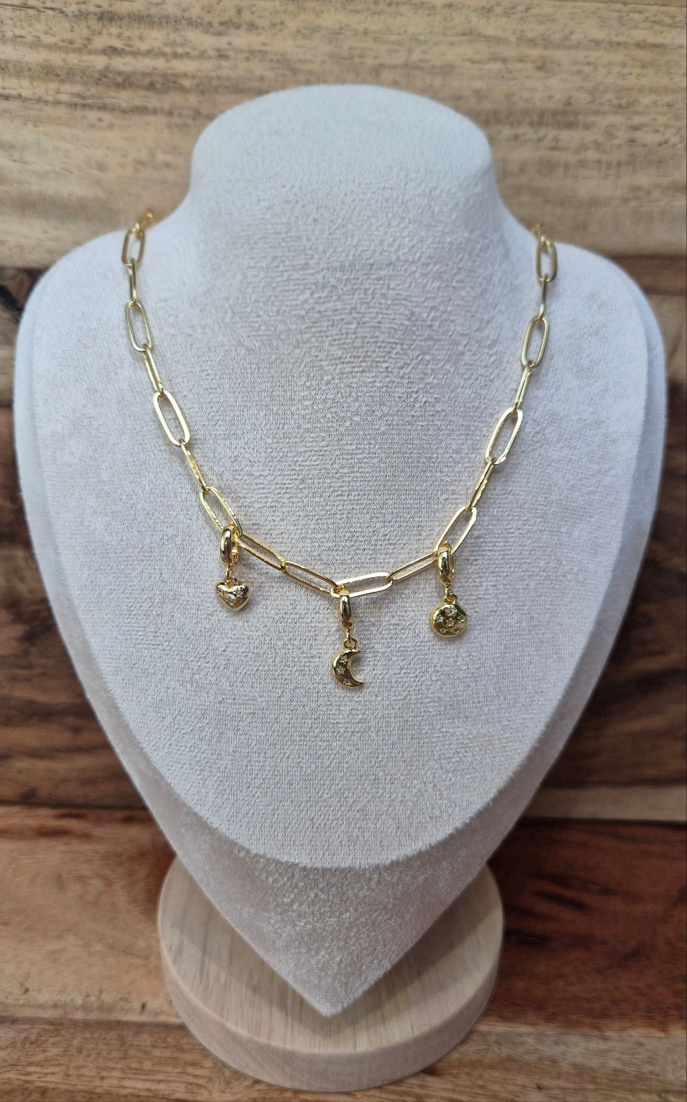Stella Links - Necklace in 18k Gold Plating