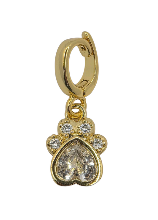Paw of Love - Pendant Charm in 18k Gold Plating