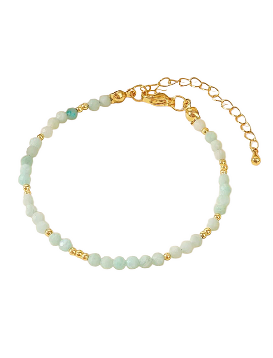 Luna Bracelet - Sea Green - Stackable Bracelet