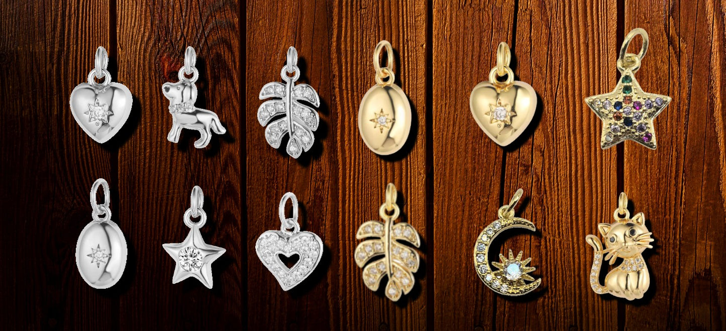 Silver Glow - Custom Beaded Bracelet – Silver Plated | Free Charm Included