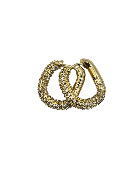 Starlight Huggies - Earrings in Gold Plating