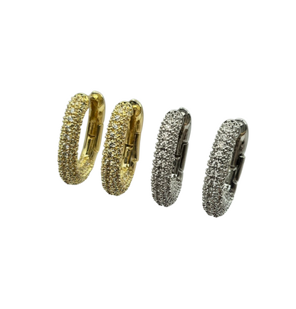 Starlight Huggies - Earrings in Gold Plating