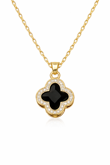 Valencia Clover Necklace - 18k Gold Plating