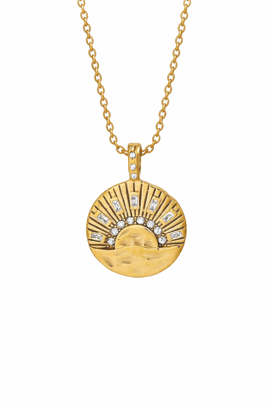 Golden Horizon Necklace - in 18K Gold Plating