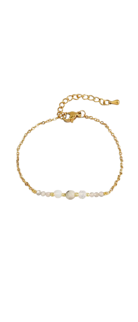 Moonlit Mist - 18k Gold Plated Bracelet