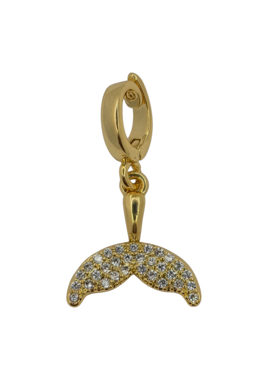 Mermaids Whisper - Pendant Charm in 18k Gold Plating