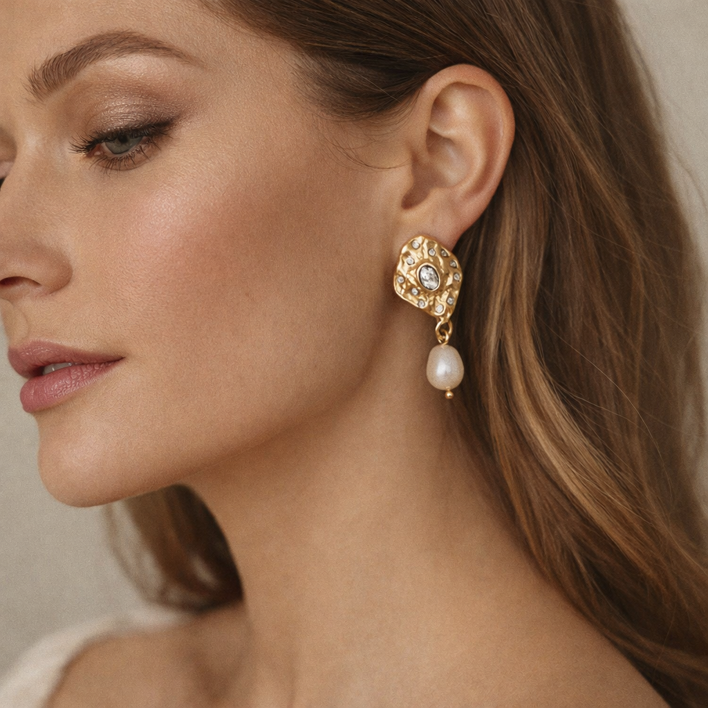 Gilded Muse Pearl - 18k Gold Plating