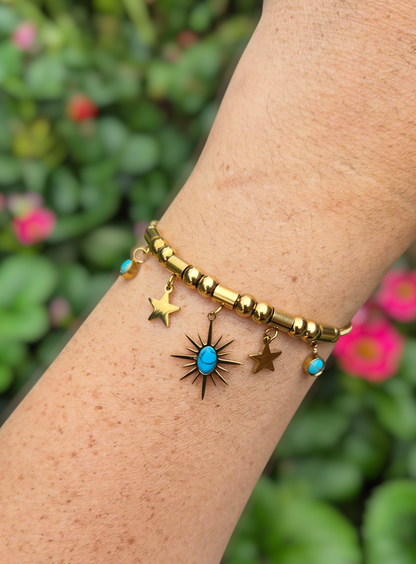 Celestial Glow - Bracelet in 18k Gold Plating