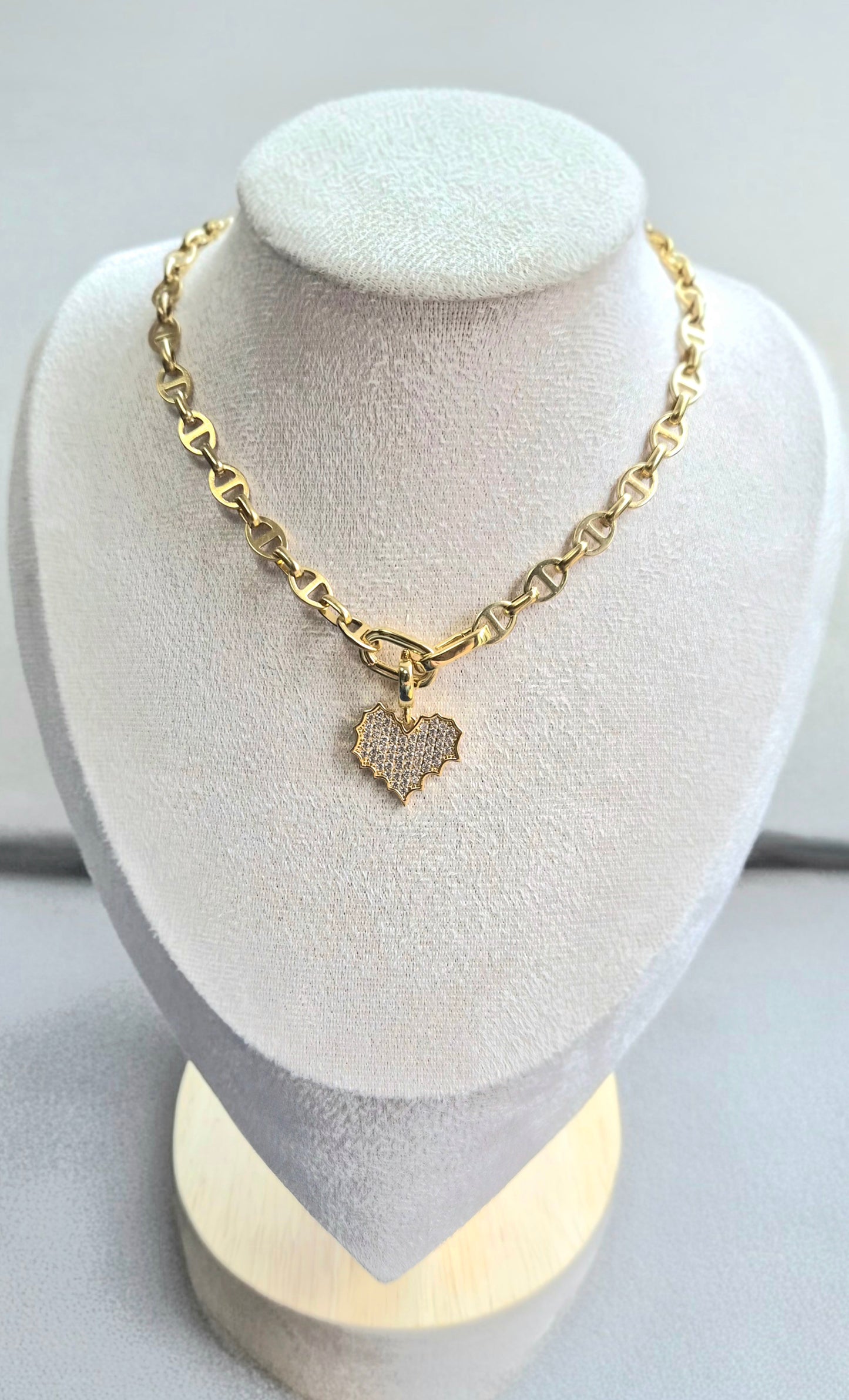 Anchor Chain - Necklace in 18k Gold Plating