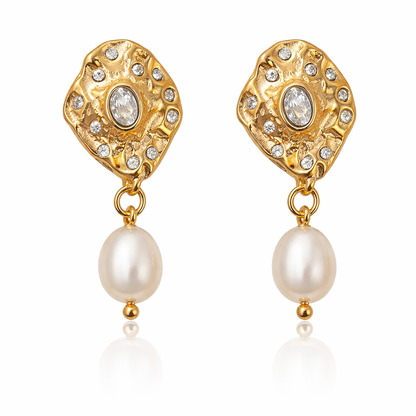 Gilded Muse Pearl - 18k Gold Plating