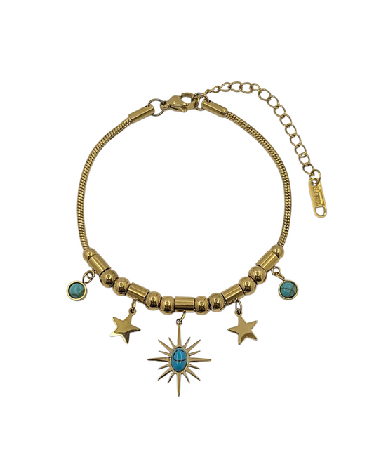 Celestial Glow - Bracelet in 18k Gold Plating