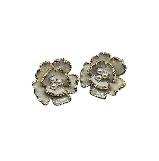 Gardenia - Earrings in Gold Plating