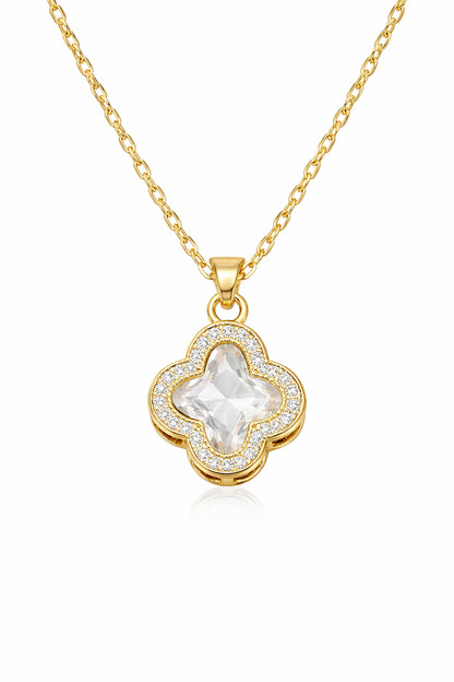 Valencia Clover Necklace - 18k Gold Plating