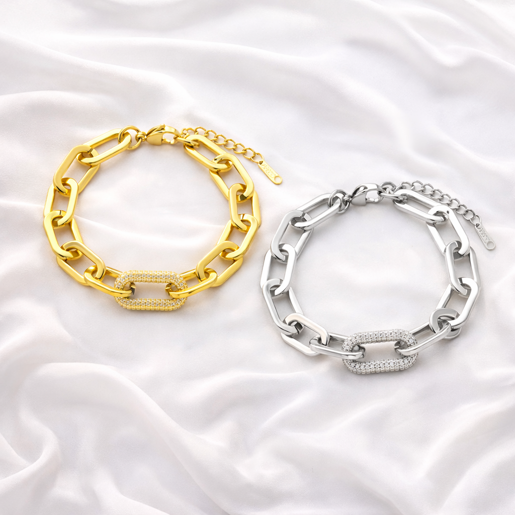 Atlas Links- 18k Gold plating