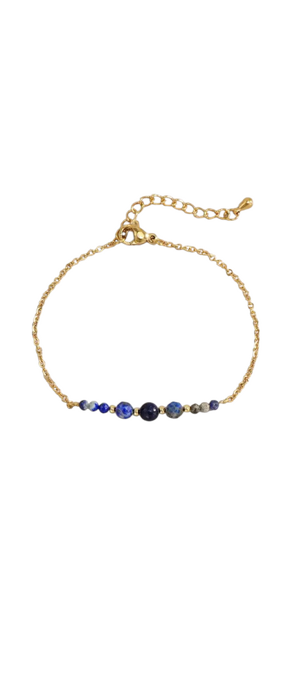 Midnight Ocean - 18k Gold Plated Bracelet