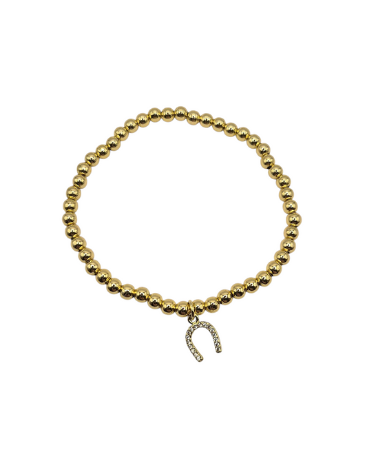 Lucky Horseshoe - Bracelet in 18 Gold Plating